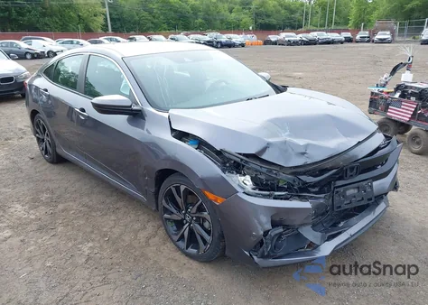 2020 Honda Civic Sport from USA, damaged, VIN 2HGFC2F83LH528658